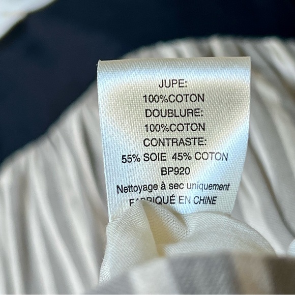 ANTHROPOLOGIE BURLAPP Sleeveless Striped Rosette Fit & Flare Dress—SZ. XS - Picture 12 of 16